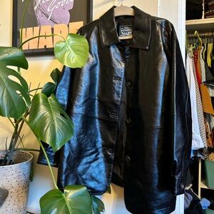 Levi’s Faux Leather Vintage Blazer Jacket